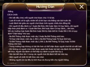 Hướng dẫn chơi Tiến Lên Miền Nam tại Nhatvip